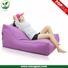 Adulto cadeira de saco de feijão roxo para interior e exterior, beanbag sofá